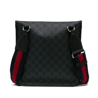 Gucci GG Supreme Envelope Web Crossbody Bag (SHG-CvyQ7p)
