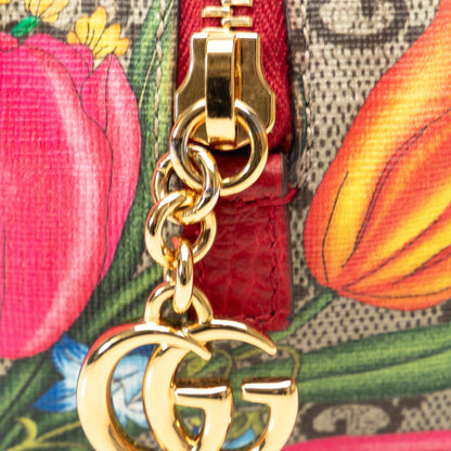 Gucci GG Supreme Flora Ophidia Cosmetic Case (SHG-Lyw2S3)