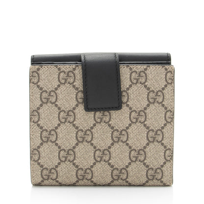 Gucci GG Supreme French Wallet (SHF-R0B4E3)