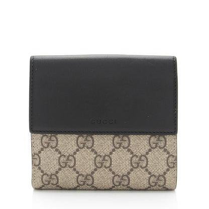 Gucci GG Supreme French Wallet (SHF-R0B4E3)