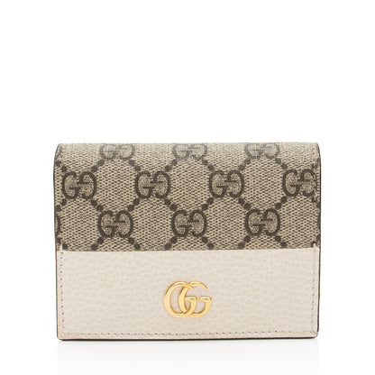 Gucci GG Supreme GG Marmont Card Case (SHF-bZF8Z2)