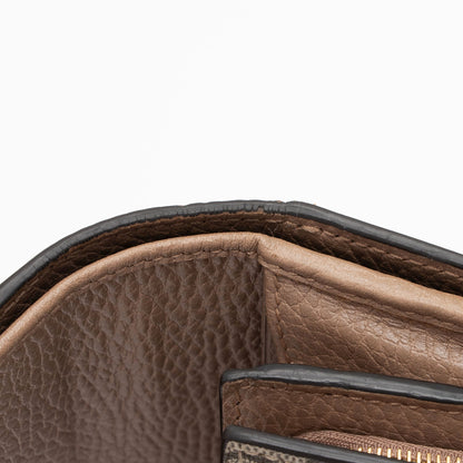 Gucci GG Supreme GG Marmont Compact Wallet (SHF-0GWgKX)