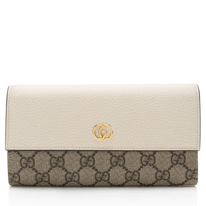 Gucci GG Supreme GG Marmont Continental Wallet (SHF-A4ciyB)