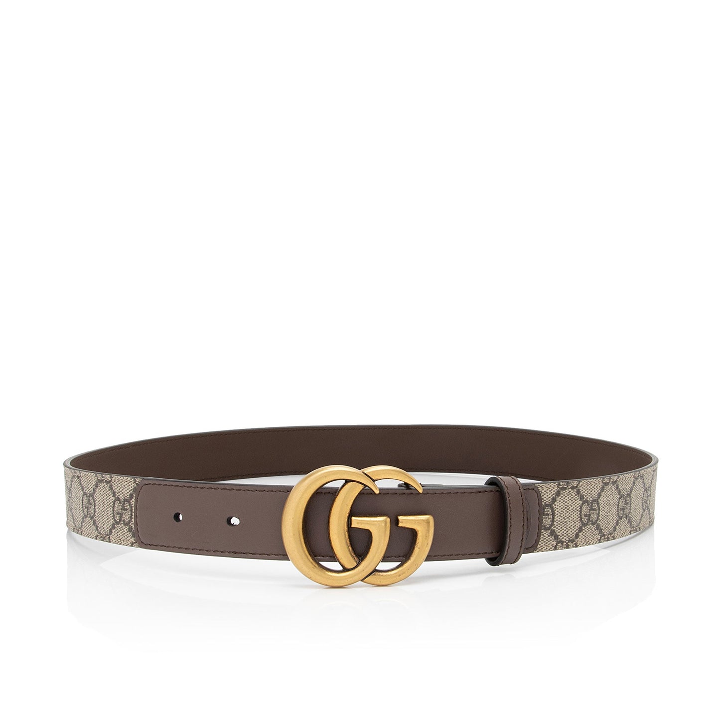 Gucci GG Supreme GG Marmont Narrow Belt - Size 34 / 85 (SHF-ozkUJJ)