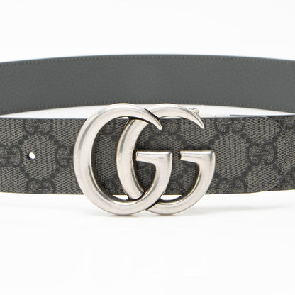 Gucci GG Supreme GG Marmont Reversible Belt - Size 34 / 85