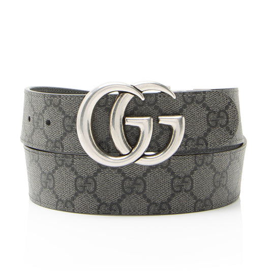 Gucci GG Supreme GG Marmont Reversible Belt - Size 34 / 85
