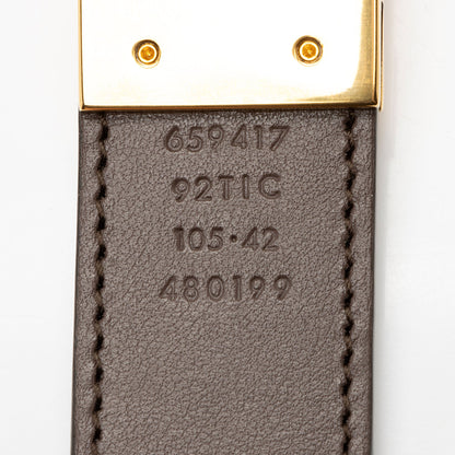 Gucci GG Supreme GG Marmont Reversible Belt - Size 42 / 105