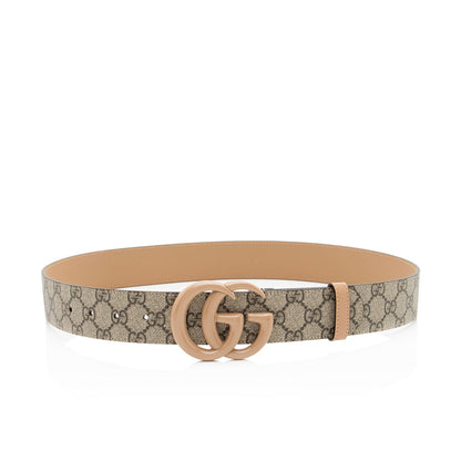 Gucci GG Supreme GG Marmont Wide Belt - Size 36 / 90
