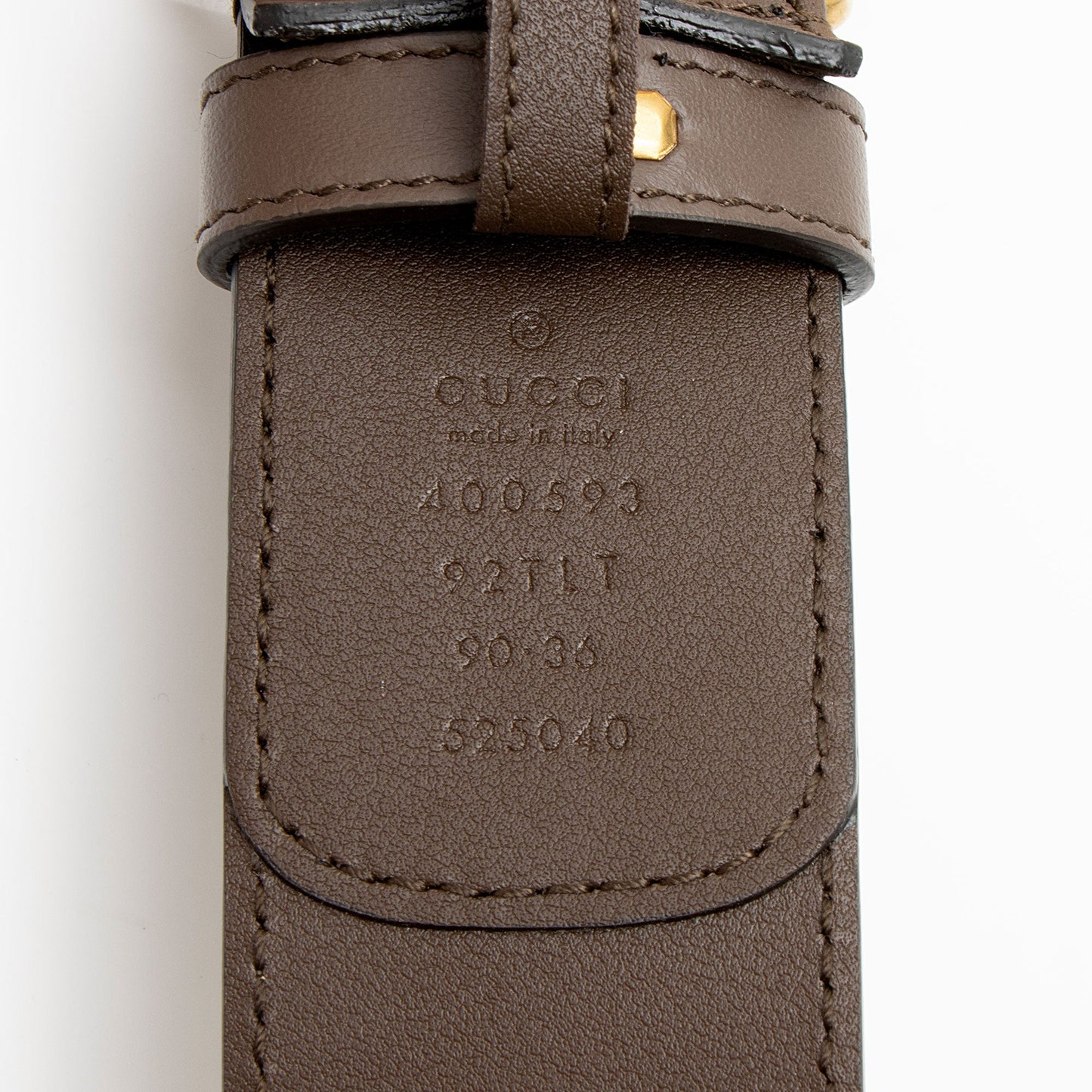 Gucci GG Supreme GG Marmont Wide Belt - Size 36 / 90