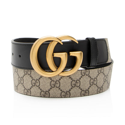 Gucci GG Supreme GG Marmont Wide Belt - Size 38 / 95