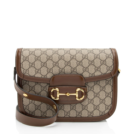 Gucci GG Supreme Horsebit 1955 Shoulder Bag (SHF-cQUglM)