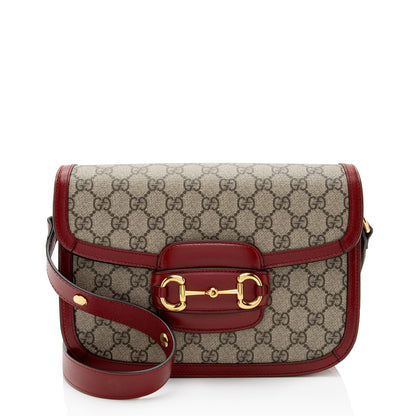 Gucci GG Supreme Horsebit 1955 Shoulder Bag (SHF-aGjQ4R)