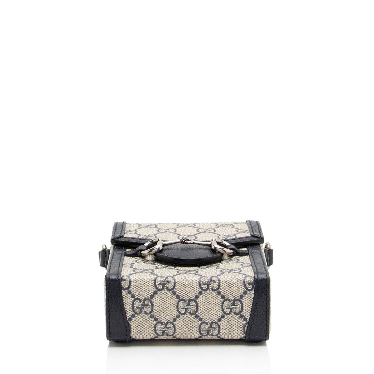 Gucci GG Supreme Horsebit 1955 Vertical Mini Shoulder Bag (SHF-QFKbub)