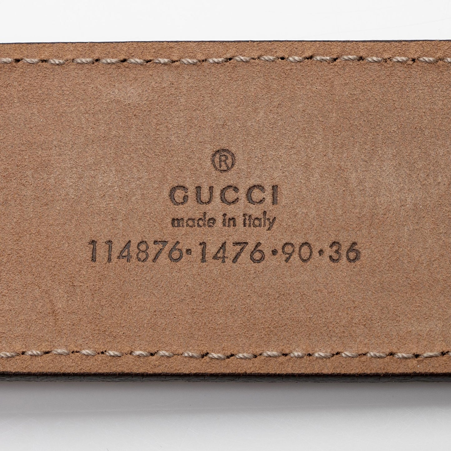 Gucci GG Supreme Interlocking G Belt - Size 36 / 90 (SHF-FX718H)