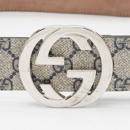 Gucci GG Supreme Interlocking G Belt - Size 36 / 90 - FINAL SALE (SHF-mxRUhE)