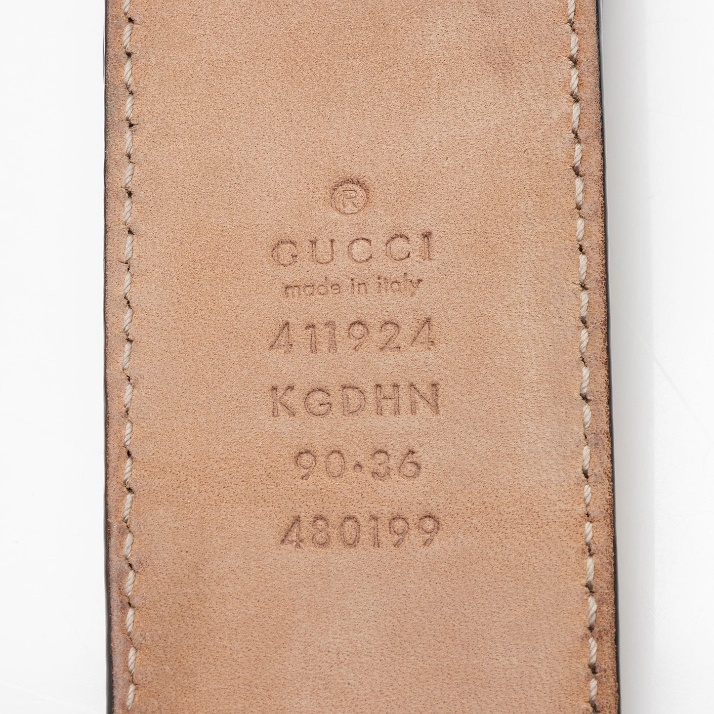 Gucci GG Supreme Interlocking G Belt - Size 36 / 90 - FINAL SALE (SHF-mxRUhE)