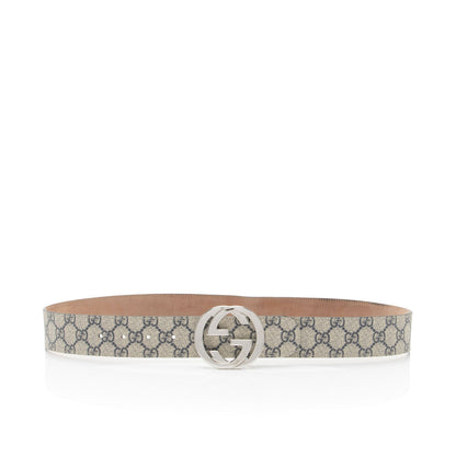 Gucci GG Supreme Interlocking G Belt - Size 36 / 90 - FINAL SALE (SHF-mxRUhE)