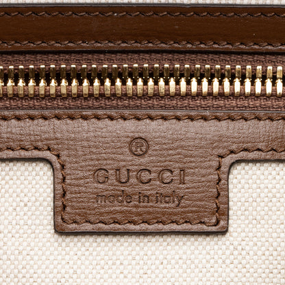 Gucci GG Supreme Interlocking G Drawstring Buckle Backpack