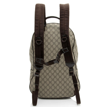 Gucci GG Supreme Interlocking G Medium Backpack (SHF-945UAF)