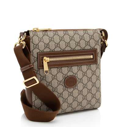 Gucci GG Supreme Interlocking G Messenger (SHF-XFbD7l)