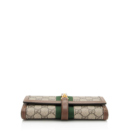 Gucci GG Supreme Jackie 1961 Chain Wallet (SHF-4Ai3Gr)