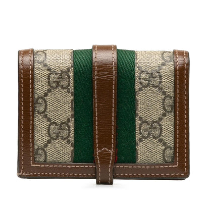 Gucci GG Supreme Jackie 1961 Compact Wallet (SHG-EbOrCQ)