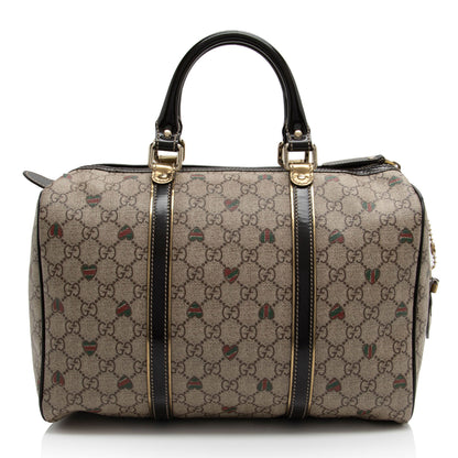 Gucci GG Supreme Tattoo Hearts Joy Boston Bag (SHF-H1LsWc)