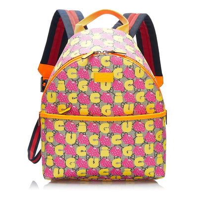 Gucci GG Supreme Kids Strawberry Backpack (SHG-tOkjAX)
