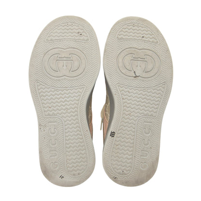 Gucci GG Supreme Leather Interlocking G Platform Sneakers - Size 5.5 / 35.5