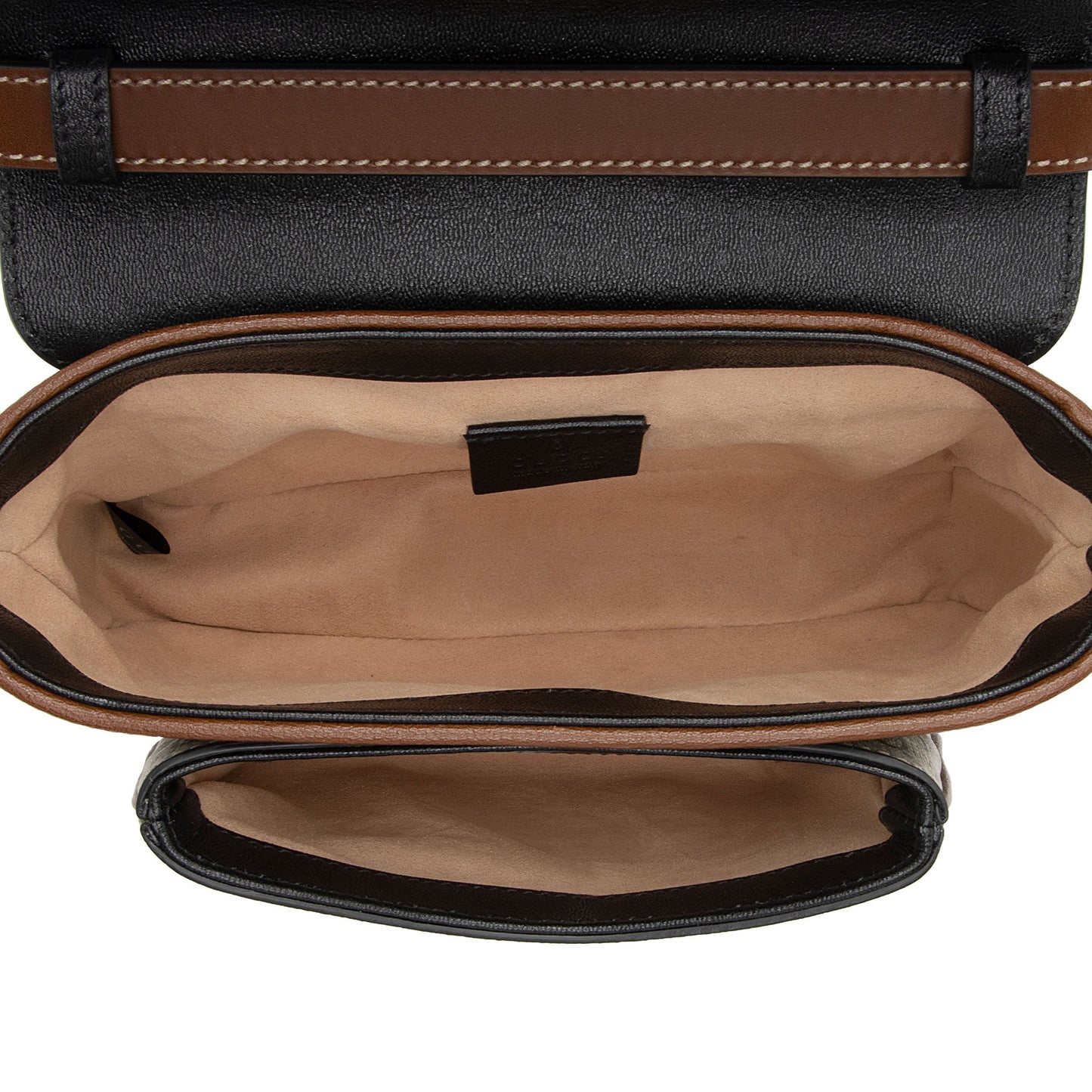 Gucci GG Supreme Leather Padlock Mini Crossbody (SHF-C1X2QZ)