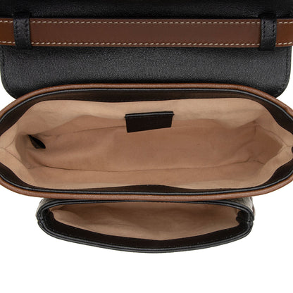 Gucci GG Supreme Leather Padlock Mini Crossbody (SHF-C1X2QZ)