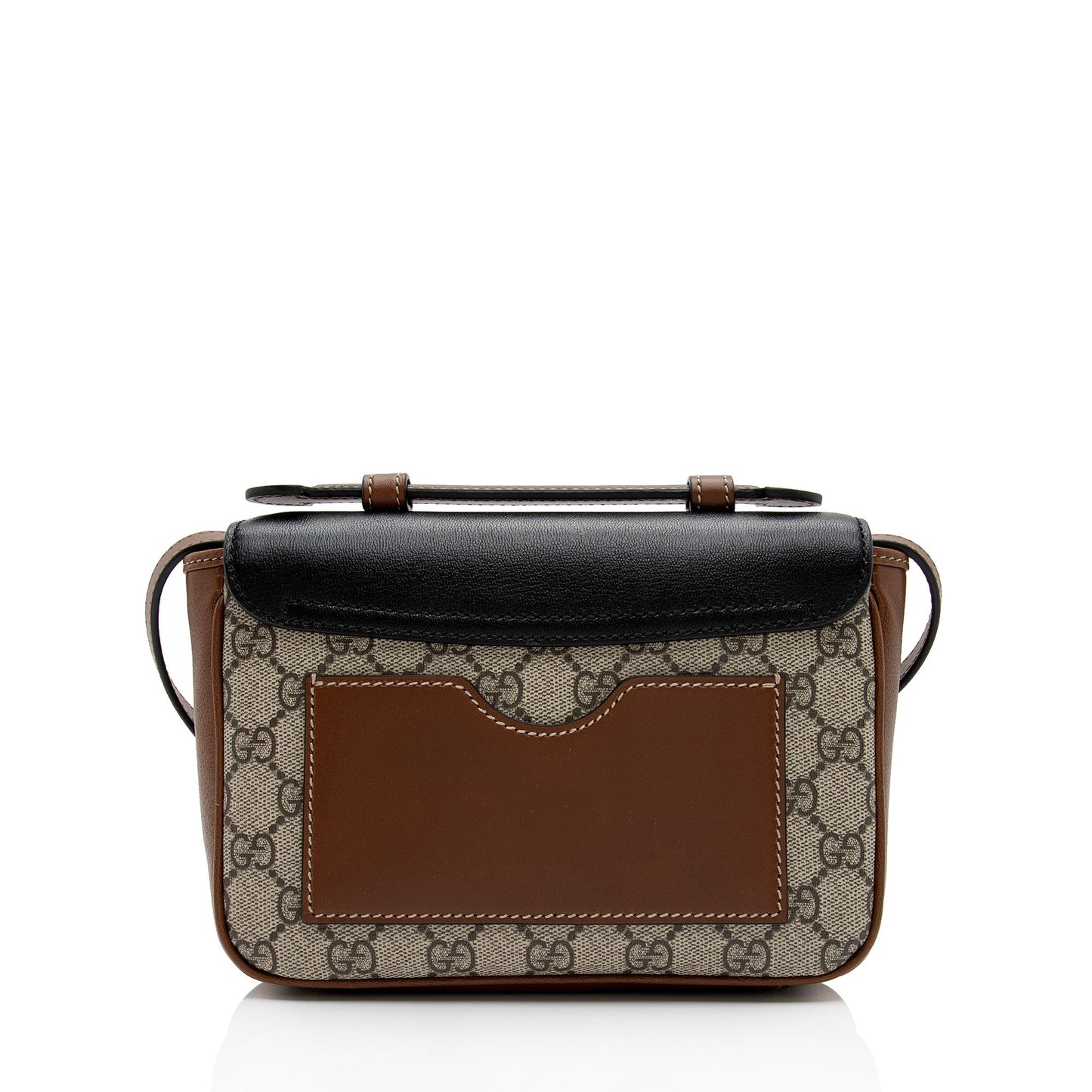 Gucci GG Supreme Leather Padlock Mini Crossbody Bag (SHF-xCSti7)