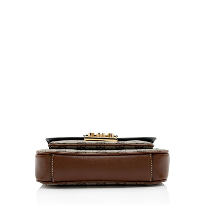 Gucci GG Supreme Leather Padlock Mini Crossbody Bag (SHF-xCSti7)