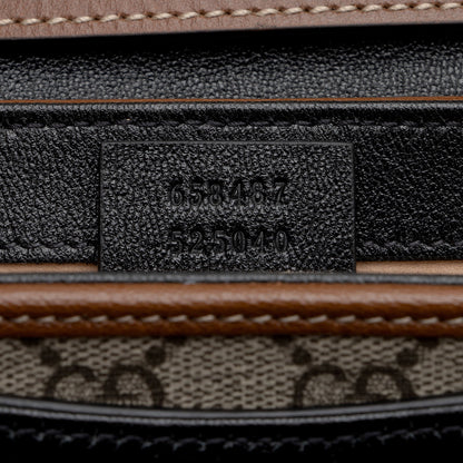 Gucci GG Supreme Leather Padlock Mini Crossbody Bag (SHF-xCSti7)