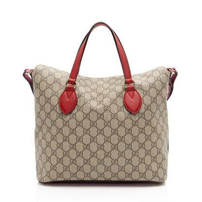Gucci GG Supreme Linea A Fold Over Tote