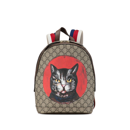 Gucci GG Supreme Mystic Cat Backpack (SHG-iyZtJt)