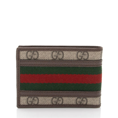 Gucci GG Supreme Ophidia Bi-Fold Wallet (SHF-VO9kAk)
