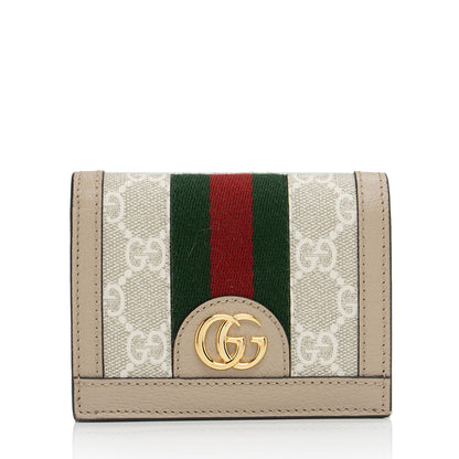 Gucci GG Supreme Ophidia Card Case Wallet (SHF-mU5Pf6)