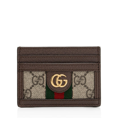 Gucci GG Supreme Ophidia Card Holder (SHF-RDuM5W)