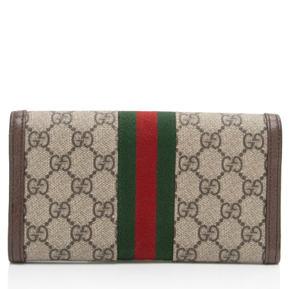 Gucci GG Supreme Ophidia Continental Wallet (SHF-brDyTS)