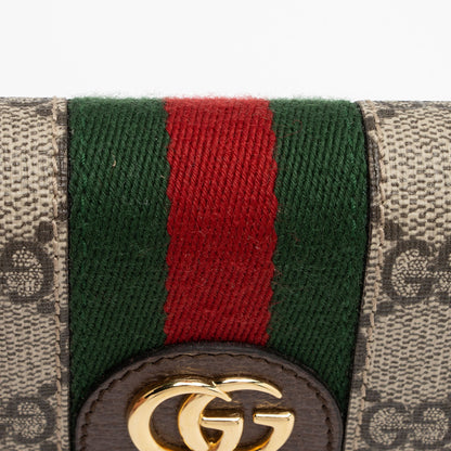 Gucci GG Supreme Ophidia Continental Wallet (SHF-5si9cW)