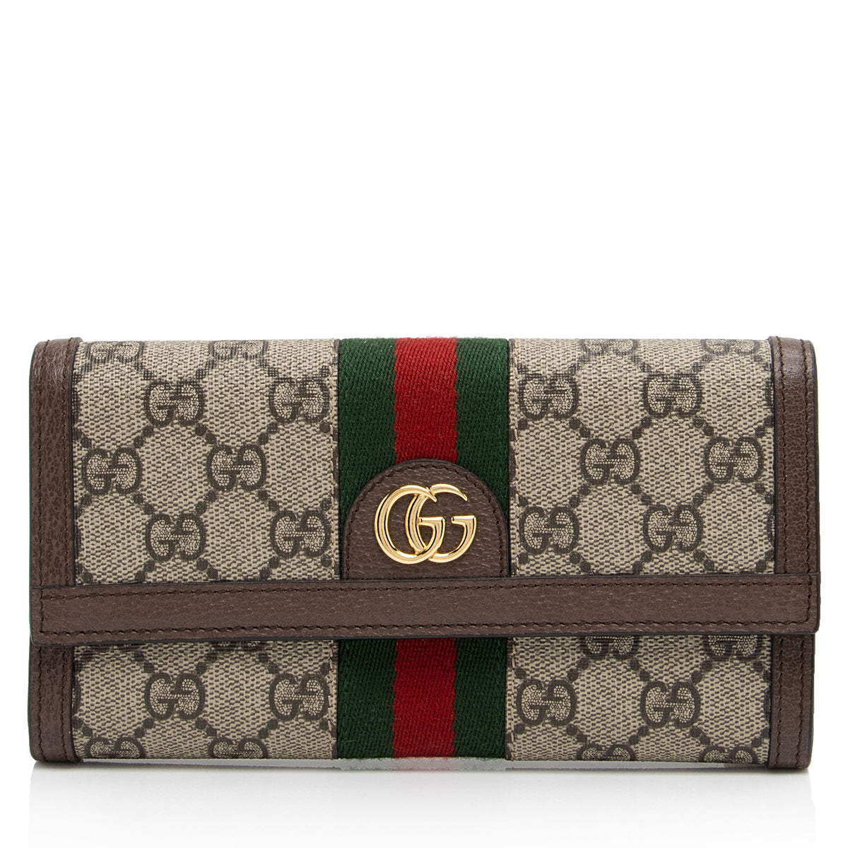 Gucci GG Supreme Ophidia Continental Wallet (SHF-5si9cW)