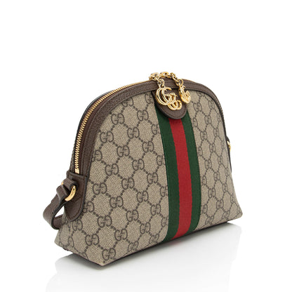 Gucci GG Supreme Ophidia Dome Small Shoulder Bag (SHF-NZZCK4)
