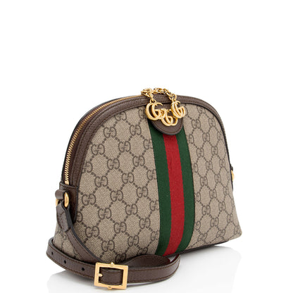Gucci GG Supreme Ophidia Dome Small Shoulder Bag (SHF-Y7ZqHY)