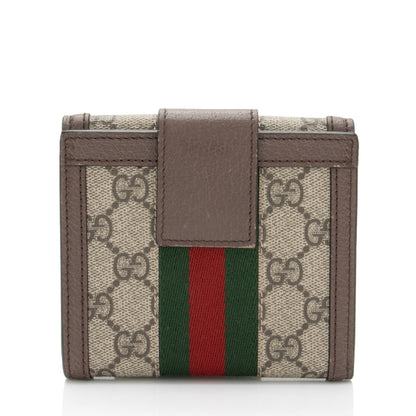 Gucci GG Supreme Ophidia French Wallet (SHF-6yBoMU)