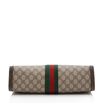 Gucci GG Supreme Ophidia Medium Chain Shoulder Bag (SHF-ZaaSNP)