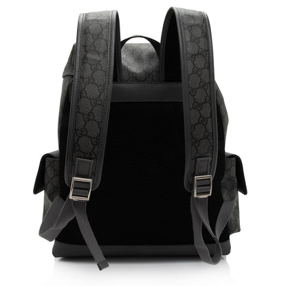 Gucci GG Supreme Ophidia Medium Flap Backpack (SHF-CmfPnj)