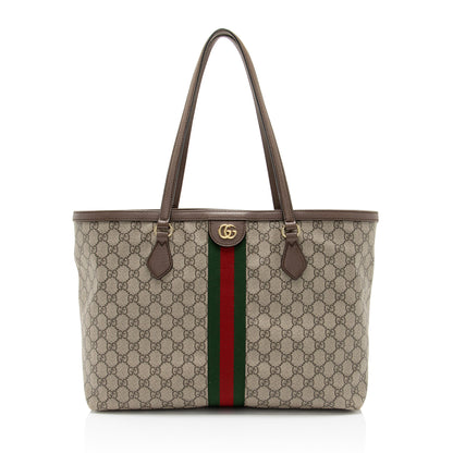 Gucci GG Supreme Ophidia Medium Shopping Tote