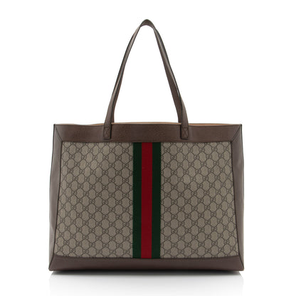 Gucci GG Supreme Ophidia Medium Soft Tote (SHF-Di8TWC)