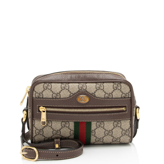 Gucci GG Supreme Ophidia Mini Shoulder Bag (SHF-MpCDx1)